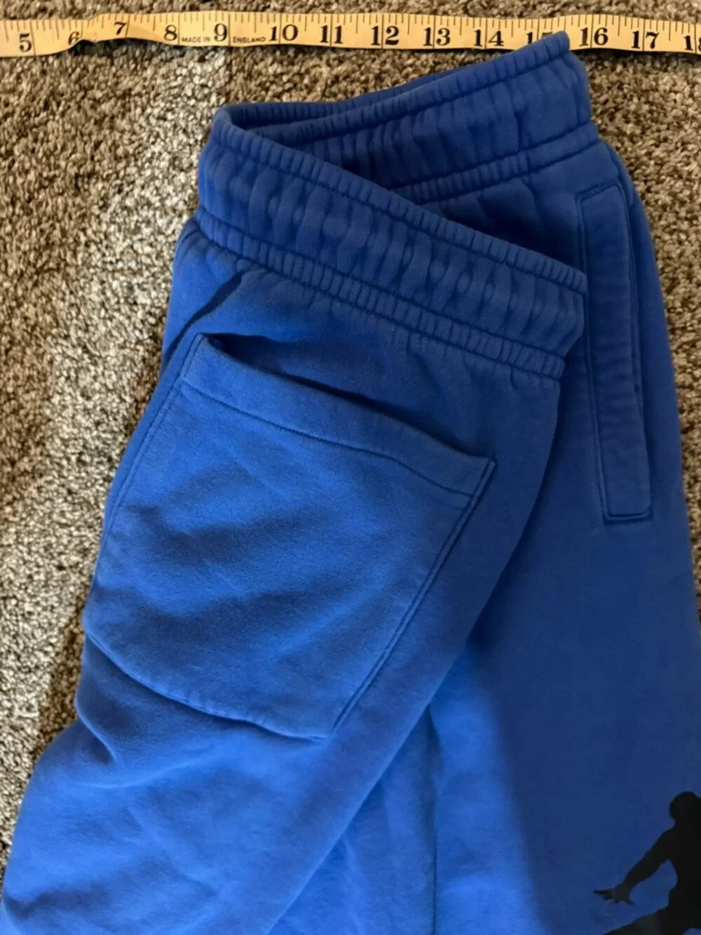 Jordan Flight Blue Sweatpants Joggers Jumpman Mens Size Medium
